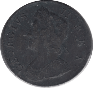 1730 HALFPENNY ( GVF ) - Halfpenny - Cambridgeshire Coins