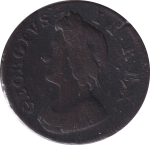 1733 FARTHING ( FINE ) - Farthing - Cambridgeshire Coins