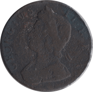 1734 HALFPENNY ( FAIR ) A - Halfpenny - Cambridgeshire Coins