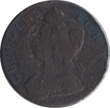 1734 HALFPENNY ( FAIR ) A - Halfpenny - Cambridgeshire Coins