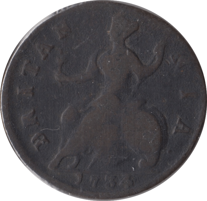 1734 HALFPENNY ( NF ) - Halfpenny - Cambridgeshire Coins