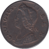 1735 HALFPENNY ( VF ) - Halfpenny - Cambridgeshire Coins