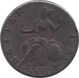 1735 HALFPENNY ( VF ) - Halfpenny - Cambridgeshire Coins