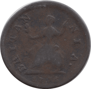 1736 FARTHING ( F ) - Farthing - Cambridgeshire Coins