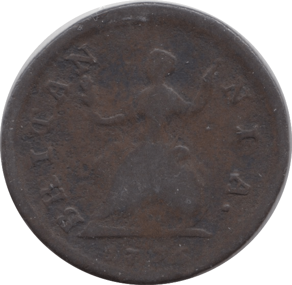 1736 FARTHING ( F ) - Farthing - Cambridgeshire Coins