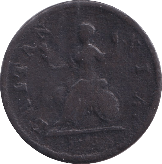 1736 FARTHING ( FINE ) - Farthing - Cambridgeshire Coins