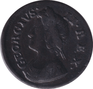 1736 FARTHING ( VF ) - Farthing - Cambridgeshire Coins