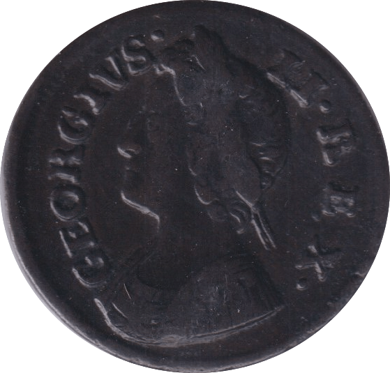 1736 FARTHING ( VF ) - Farthing - Cambridgeshire Coins