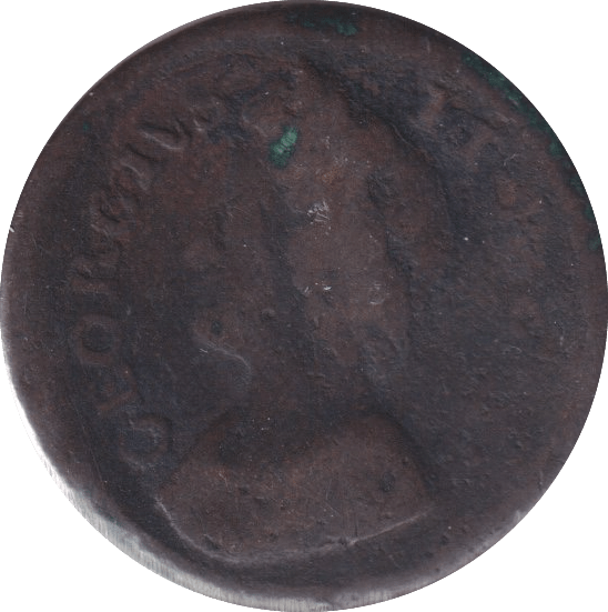 1737 FARTHING ( FAIR ) - Farthing - Cambridgeshire Coins