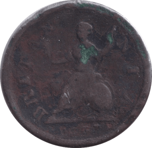 1737 FARTHING ( FAIR ) - Farthing - Cambridgeshire Coins