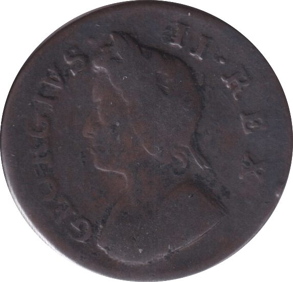 1739 FARTHING ( FINE ) - Farthing - Cambridgeshire Coins