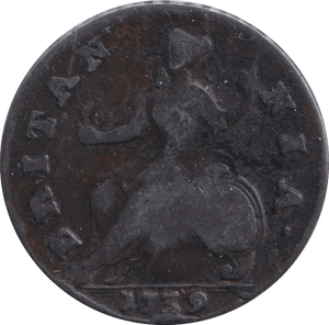 1739 HALFPENNY ( NF ) - Halfpenny - Cambridgeshire Coins