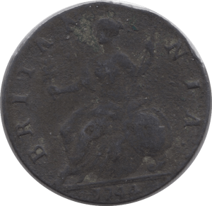 1744 HALFPENNY ( FAIR ) 2 - Halfpenny - Cambridgeshire Coins