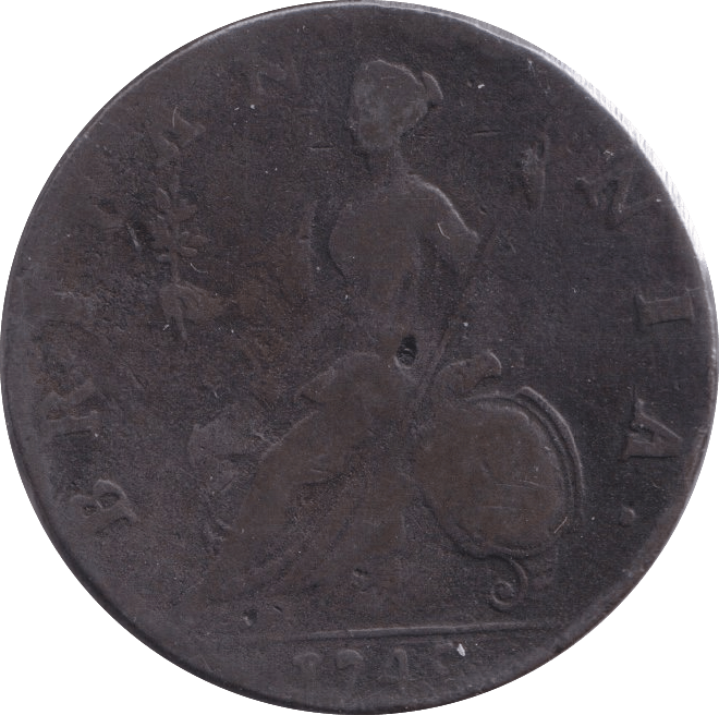 1745 HALFPENNY ( GF ) - Halfpenny - Cambridgeshire Coins