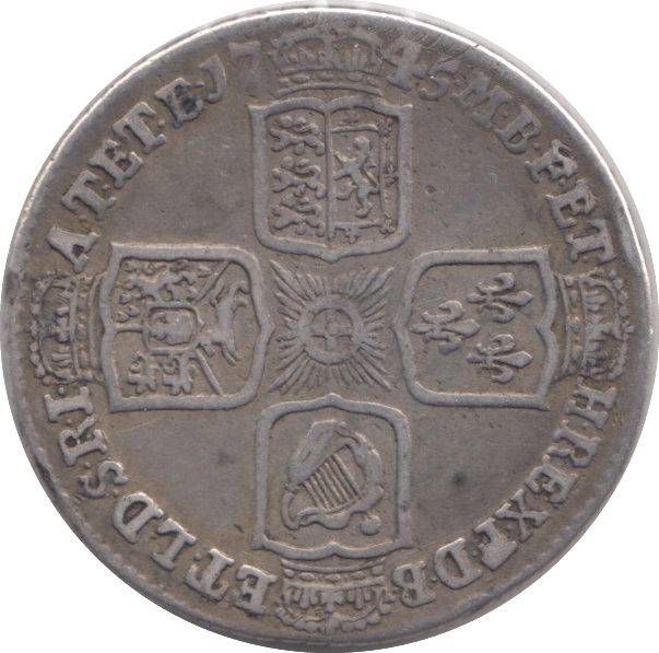 1745 SHILLING ( GF ) LIMA - ONE SHILLING - Cambridgeshire Coins