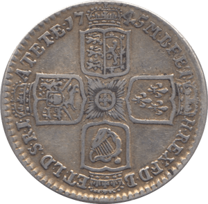 1745 SHILLING ( VF ) - SHILLING - Cambridgeshire Coins