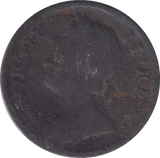 1746 FARTHING ( FAIR ) - Farthing - Cambridgeshire Coins