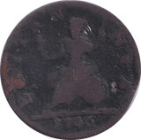 1746 FARTHING ( FAIR ) - Farthing - Cambridgeshire Coins