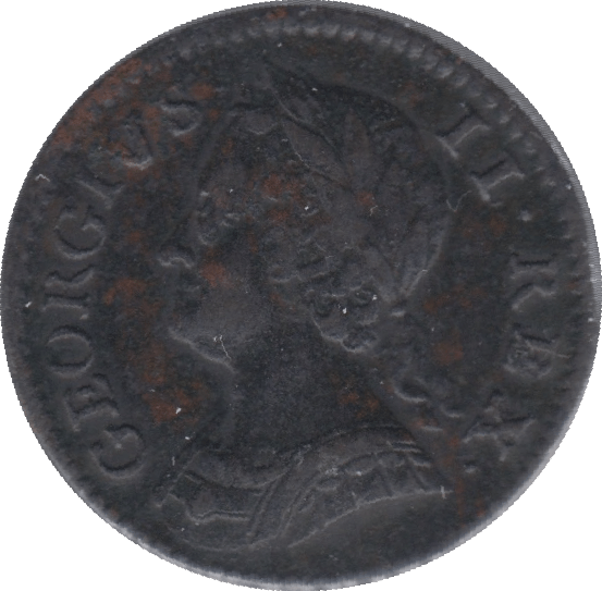 1746 FARTHING ( GVF ) - Farthing - Cambridgeshire Coins