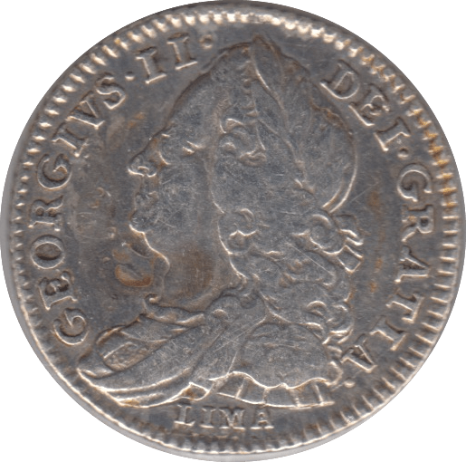 1746 SIXPENCE ( GVF ) LIMA - Sixpence - Cambridgeshire Coins