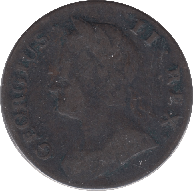 1747 HALF PENNY ( NF ) 2 - Halfpenny - Cambridgeshire Coins