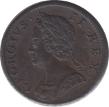 1750 HALFPENNY ( EF ) 1 - Halfpenny - Cambridgeshire Coins