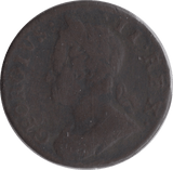 1752 HALFPENNY ( FINE ) - Halfpenny - Cambridgeshire Coins