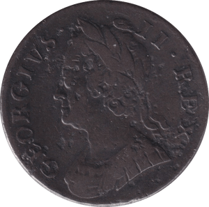 1752 HALFPENNY ( VF ) - Halfpenny - Cambridgeshire Coins