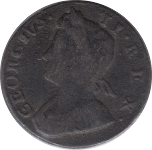 1753 HALFPENNY ( NF ) 8 - HALFPENNY - Cambridgeshire Coins