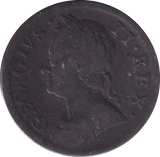 1754 FARTHING ( FINE ) - Farthing - Cambridgeshire Coins