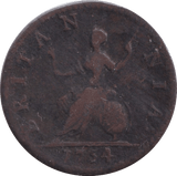 1754 FARTHING ( NF ) - Farthing - Cambridgeshire Coins