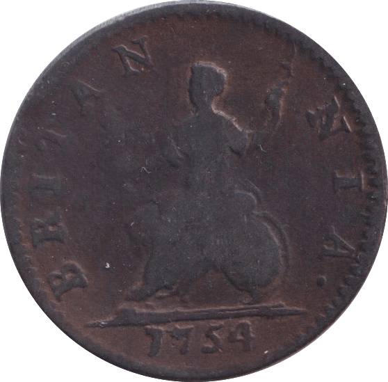 1754 FARTHING ( NF ) - Farthing - Cambridgeshire Coins