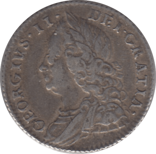 1757 SIXPENCE ( VF ) 2 - Sixpence - Cambridgeshire Coins