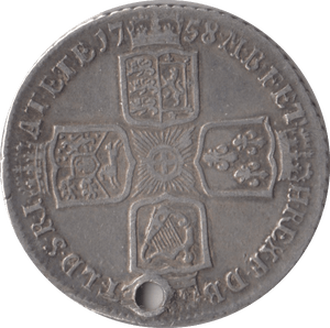 1758 SHILLING ( GF ) - Shilling - Cambridgeshire Coins