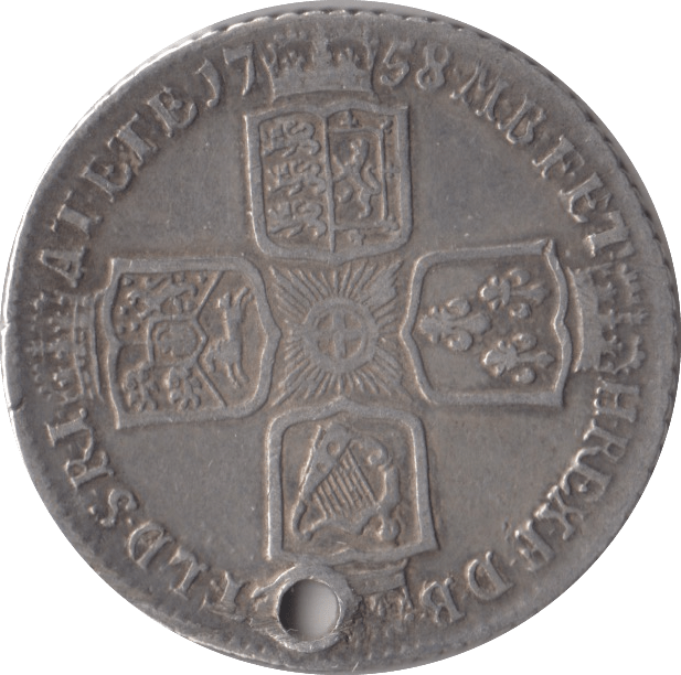 1758 SHILLING ( GF ) - Shilling - Cambridgeshire Coins