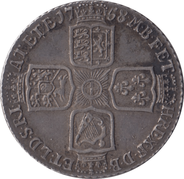 1758 SHILLING ( GVF ) - Shilling - Cambridgeshire Coins