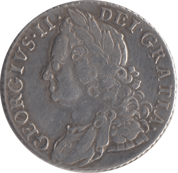 1758 SHILLING ( VF ) - Sixpence - Cambridgeshire Coins