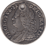 1758 SIXPENCE ( GVF ) HOLED - Sixpence - Cambridgeshire Coins