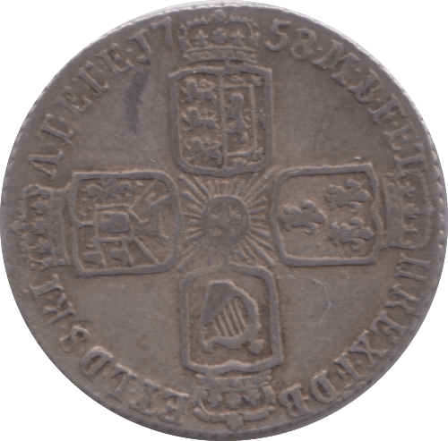 1758 SIXPENCE ( VF ) 4 - Sixpence - Cambridgeshire Coins