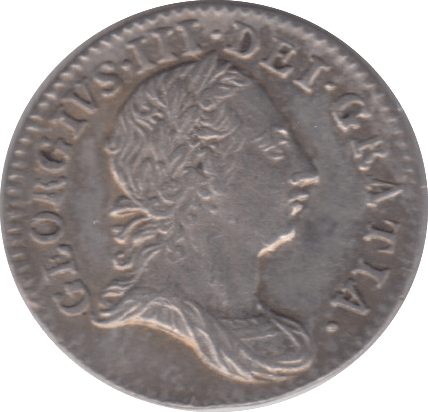 1763 MAUNDY THREEPENCE ( EF ) - Maundy Coins - Cambridgeshire Coins