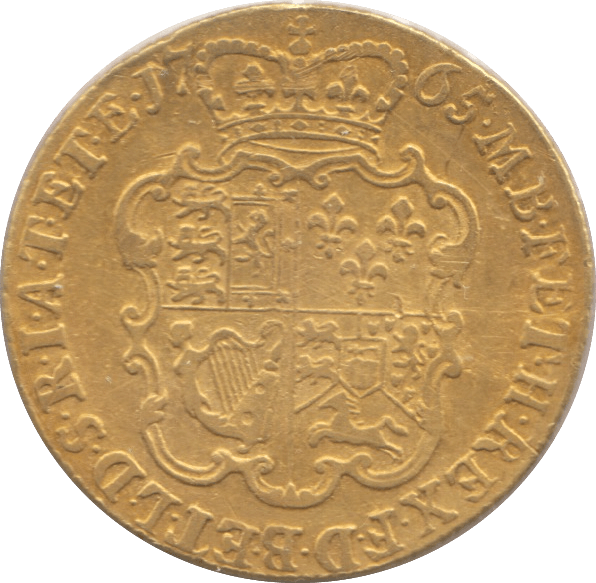 1765 GOLD ONE GUINEA ( GVF ) GEORGE III - Guineas - Cambridgeshire Coins