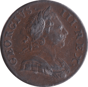 1770 HALFPENNY ( EF ) - Halfpenny - Cambridgeshire Coins