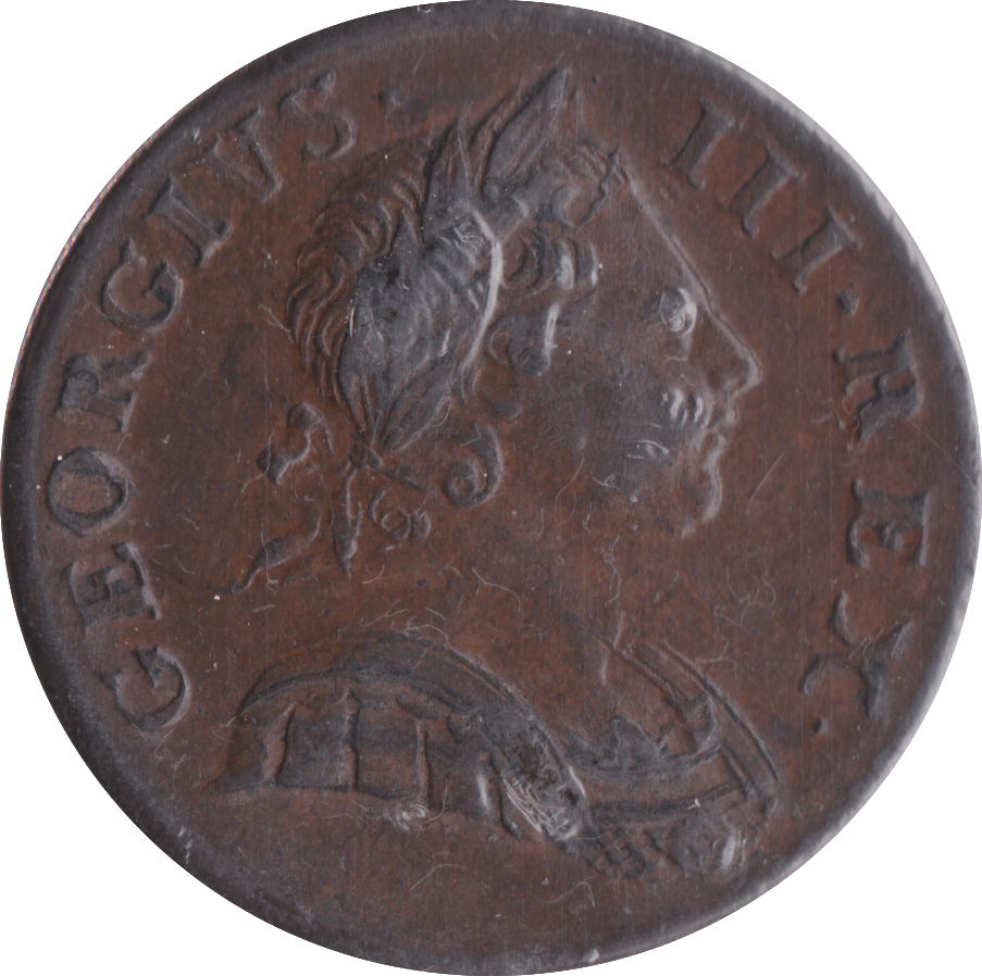 1770 HALFPENNY ( EF ) - Halfpenny - Cambridgeshire Coins