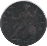 1770 HALFPENNY ( GF ) - Halfpenny - Cambridgeshire Coins