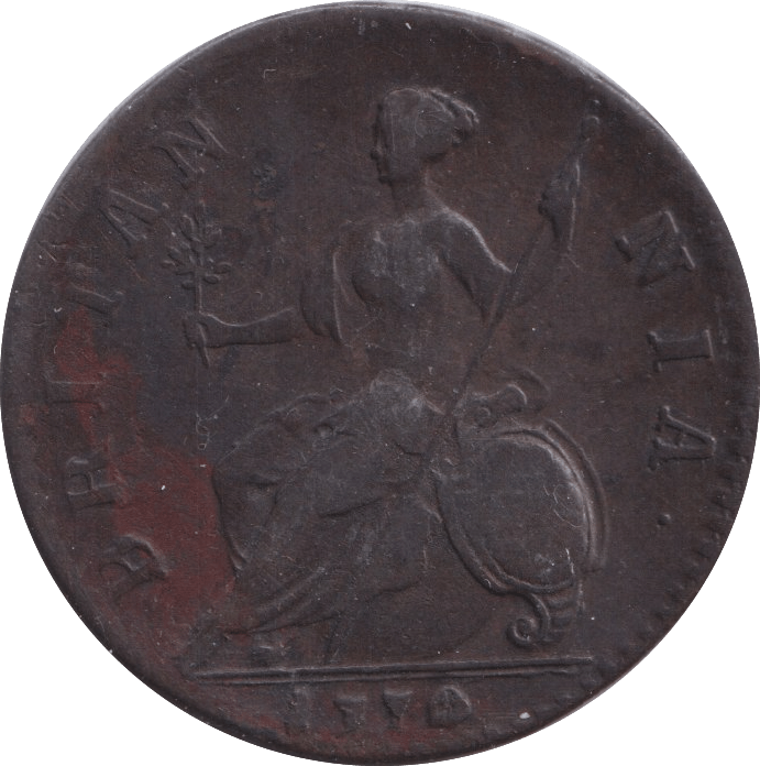 1770 HALFPENNY ( GF ) - Halfpenny - Cambridgeshire Coins