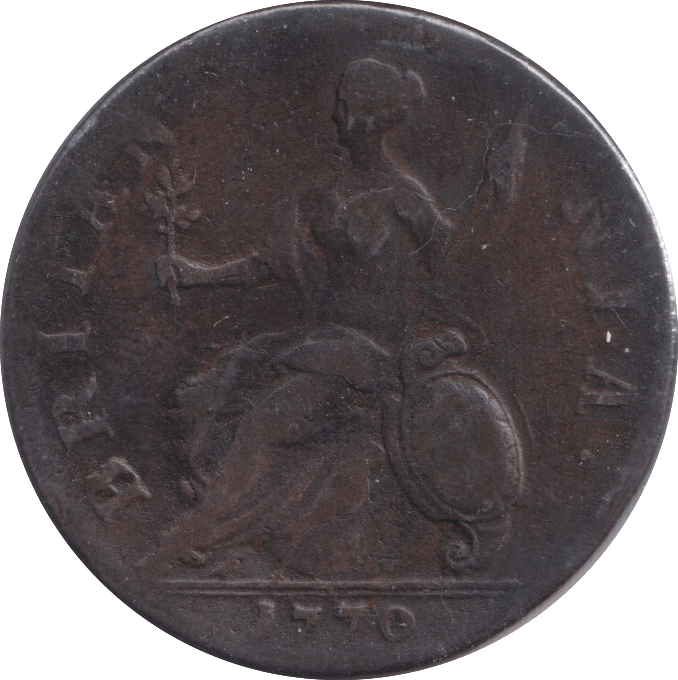 1770 HALFPENNY ( GF ) - Halfpenny - Cambridgeshire Coins