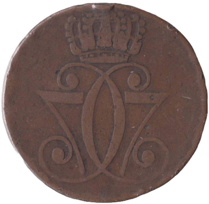 1771 ONE SKILLING DENMARK - WORLD COINS - Cambridgeshire Coins