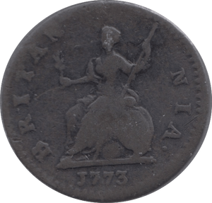 1773 FARTHING ( FINE ) - Farthing - Cambridgeshire Coins