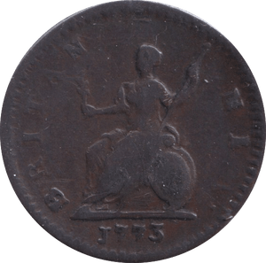 1773 FARTHING ( GF ) - Farthing - Cambridgeshire Coins