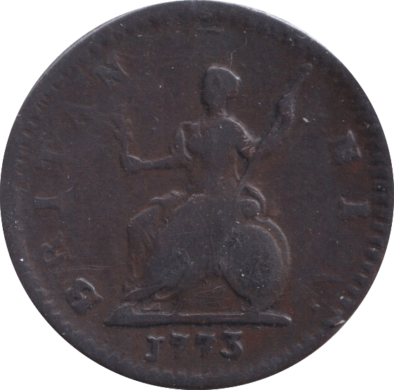 1773 FARTHING ( GF ) - Farthing - Cambridgeshire Coins